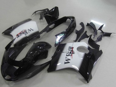 1996-2007 Honda CBR1100XX Blackbird Abs Motorcycle Fairings - Glossy Black White West Canada for Sale