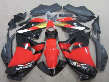 2011-2016 Honda CBR125R Motorcycle Fairings - Red Gold Glossy Black Canada for Sale