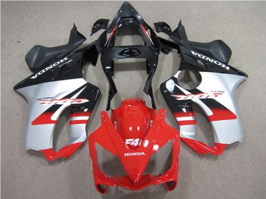 2001-2003 Honda CBR600 F4i Motorcycle Fairings - Silver Red Glossy Black Canada for Sale