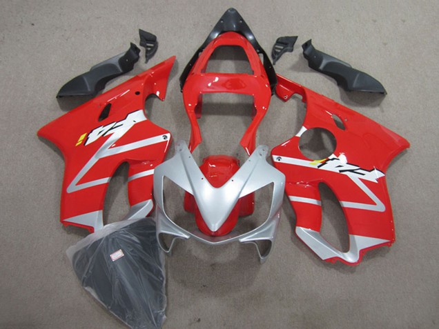 2001-2003 Honda CBR600 F4i Bike Fairings - Silver Red Canada for Sale