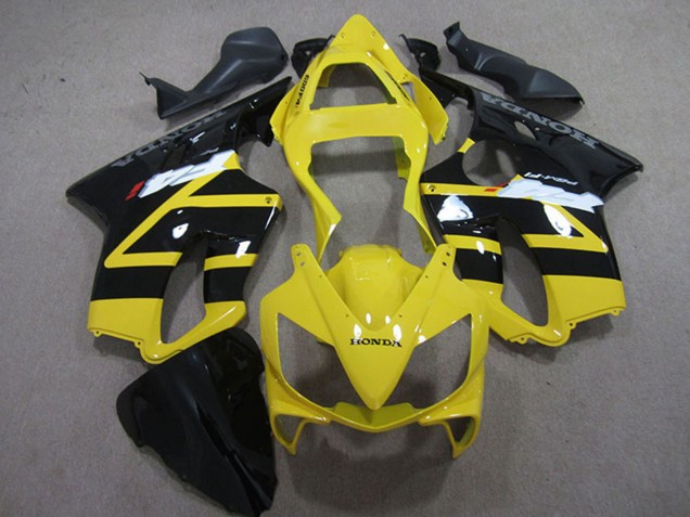 2001-2003 Honda CBR600 F4i Motorcycle Fairing Kits - Yellow Glossy Black Canada for Sale