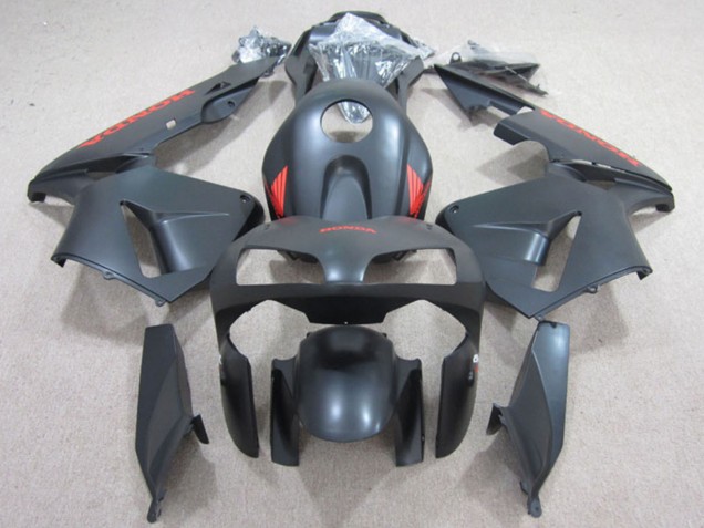 2003-2004 Honda CBR600RR Motorcycle Fairings - Matte Black Red Canada for Sale