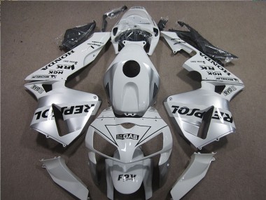 2005-2006 Honda CBR600RR Motorcycle Fairings - White Black Repsol Canada for Sale
