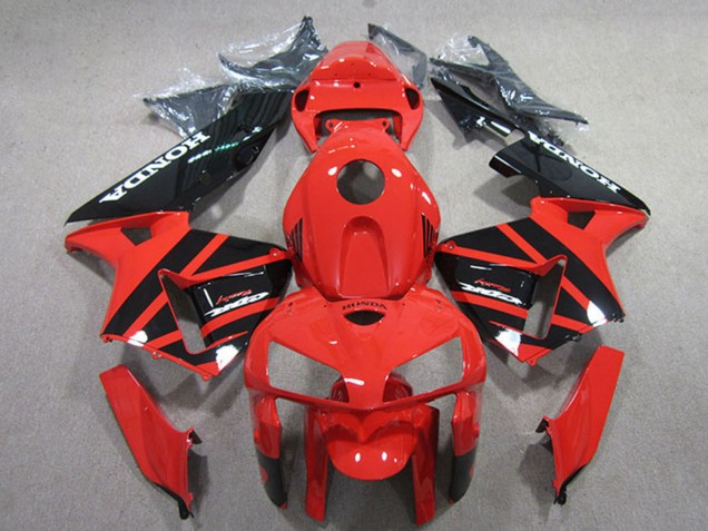 2005-2006 Honda CBR600RR Motorcycle Fairings Kits - Red Black Canada for Sale