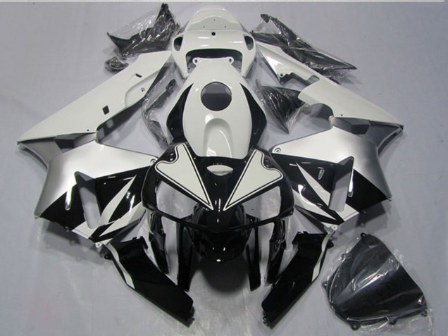 2005-2006 Honda CBR600RR Motorcycle Fairings Kits - White Black Canada for Sale