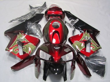 2005-2006 Honda CBR600RR Motorcycle Fairing - Black Red Canada for Sale