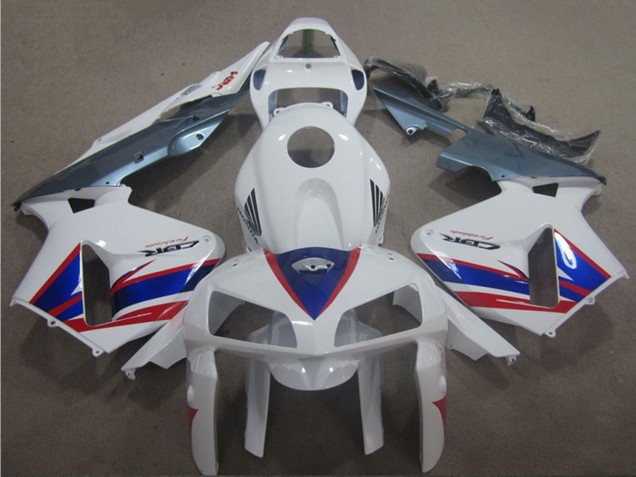 2005-2006 Honda CBR600RR Motorcycle Fairings - White Blue Red Silver Canada for Sale