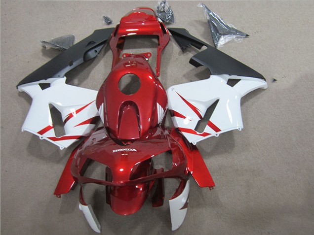 2005-2006 Honda CBR600RR Bike Fairings - Red White Black Canada for Sale