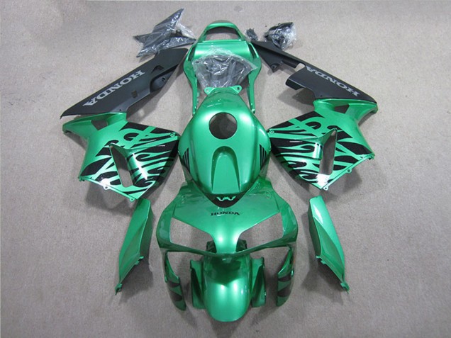 2005-2006 Honda CBR600RR Motorcycle Fairing - Green Black Canada for Sale