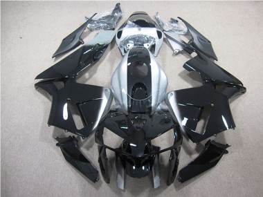 2005-2006 Honda CBR600RR Motorcycle Fairing - Glossy Black Silver Canada for Sale