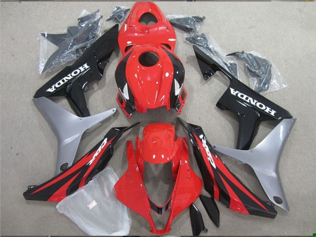 2007-2008 Honda CBR600RR Motorcycle Fairing - Silver Red Glossy Black Canada for Sale