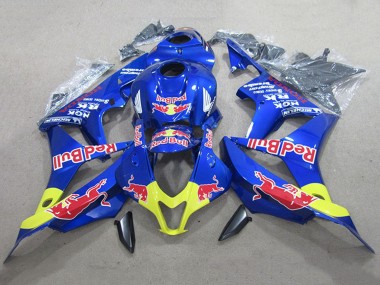 2007-2008 Honda CBR600RR Motorcycle Fairing Kits - Blue Yellow Red Bull Canada for Sale