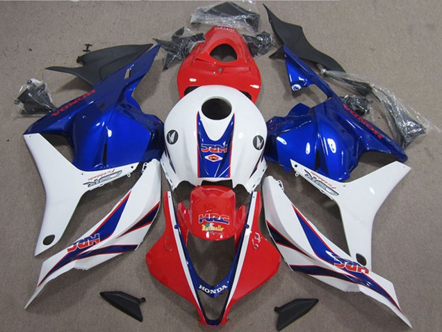 2009-2012 Honda CBR600RR Motorcycle Fairing - White Red Blue HRC Canada for Sale