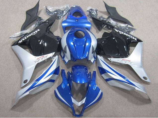 2009-2012 Honda CBR600RR Motorcycle Fairings - Silver Blue Glossy Black Canada for Sale
