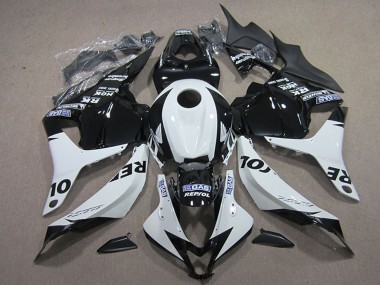2009-2012 Honda CBR600RR Motorcycle Fairing Kits - White Glossy Black Repsol Canada for Sale