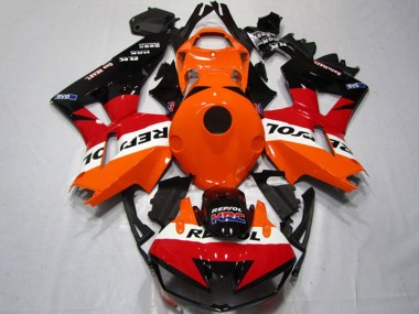 2013-2023 Honda CBR600RR Motorcycle Fairings Kits - Orange White Red Glossy Black Repsol Canada for Sale