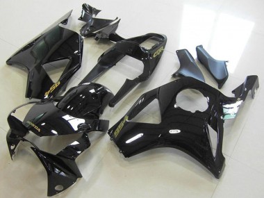 2002-2003 Honda CBR900RR 954 Motorcycle Fairings - Glossy Black Gold Decal Canada for Sale