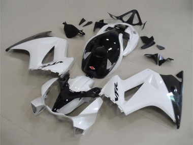 2002-2013 Honda VFR 800 Motorcycle Fairings - White Glossy Black Canada for Sale