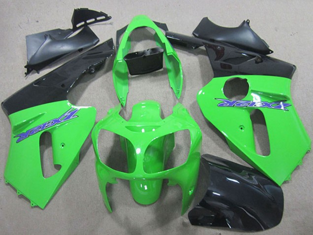 2000-2001 Kawasaki ZX12R Motorcycle Fairings - Green Matte Black Blue Canada for Sale