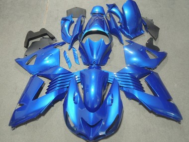 2006-2011 Kawasaki ZX14R ZZR1400 Motorcycle Fairings - Blue Canada for Sale