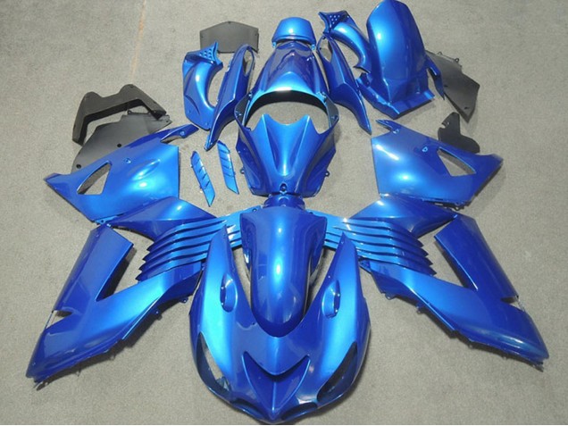 2006-2011 Kawasaki ZX14R ZZR1400 Motorcycle Fairings - Blue Canada for Sale
