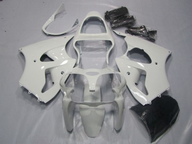 2000-2002 Kawasaki ZX6R Motorcycle Fairings - White Canada for Sale