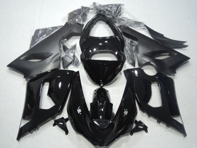 2005-2006 Kawasaki ZX6R Motorcycle Fairings - Glossy Black Matte Black Canada for Sale