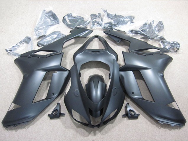 2007-2008 Kawasaki ZX6R Bike Fairings - Black Canada for Sale