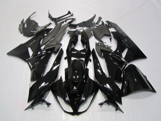 2009-2012 Kawasaki ZX6R Motorcycle Fairing - Glossy Black Canada for Sale