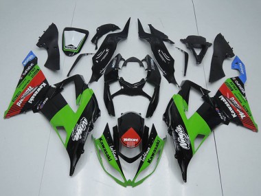 2013-2018 Kawasaki ZX6R Motorcycle Fairings - Glossy Black Green Red Blue Motocard Canada for Sale