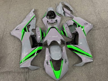 2017-2023 Honda CBR1000RR Motorcycle Fairings - Nardo Grey with Green Stripe Canada for Sale