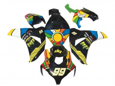 2008-2011 Honda CBR1000RR Motorcycle Fairings - Blue Yellow Green Red Black Color Wheel 99 Canada for Sale