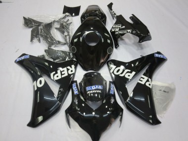 2008-2011 Honda CBR1000RR Motorcycle Fairings - Glossy Black Blue White Repsol Canada for Sale