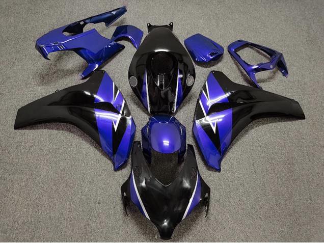2008-2011 Honda CBR1000RR Motorcycle Fairing - Blue Glossy Black Canada for Sale
