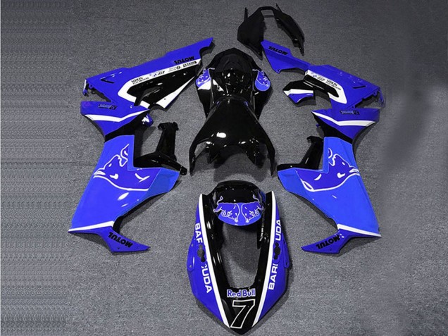 2017-2023 Honda CBR1000RR Motorcycle Fairings - Blue White Glossy Black Bull Canada for Sale