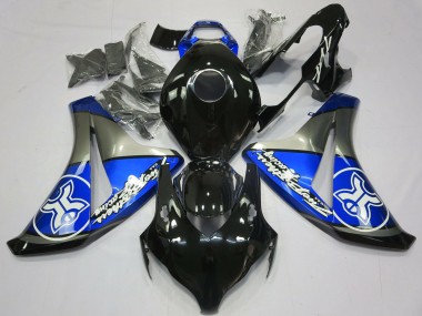 2008-2011 Honda CBR1000RR Motorcycle Fairings - Blue Grey Glossy Black Canada for Sale