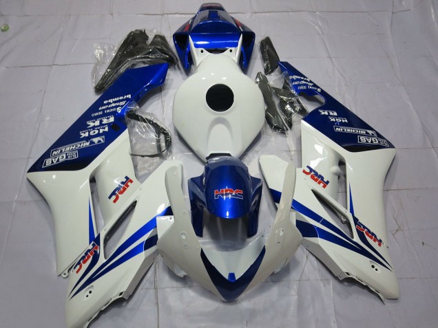 2004-2005 Honda CBR1000RR Motorcycle Fairings - White Blue HRC Canada for Sale