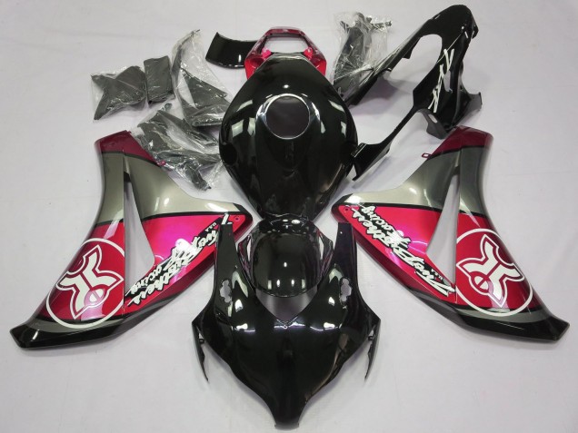 2008-2011 Honda CBR1000RR Motorcycle Fairings - Pink Grey Glossy Black Canada for Sale