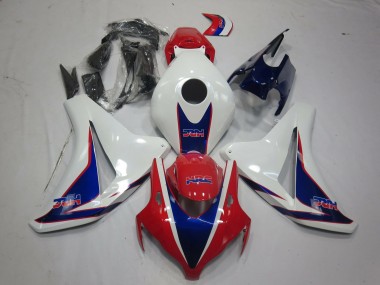 2008-2011 Honda CBR1000RR Motorcycle Fairings - White Red Blue HRC Style Canada for Sale