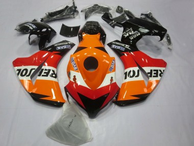 2008-2011 Honda CBR1000RR Bike Fairings - Orange White Red Glossy Black Repsol Canada for Sale