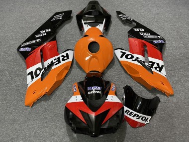 2004-2005 Honda CBR1000RR Abs Fairings - Orange White Red Glossy Black Repsol Canada for Sale