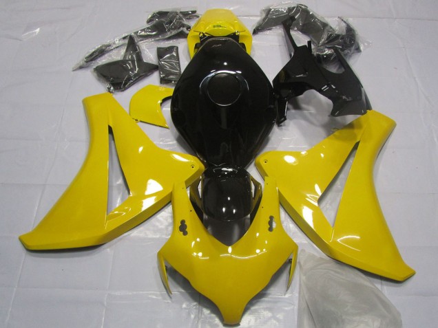2008-2011 Honda CBR1000RR Motorcycle Fairing - Yellow Glossy Black Canada for Sale