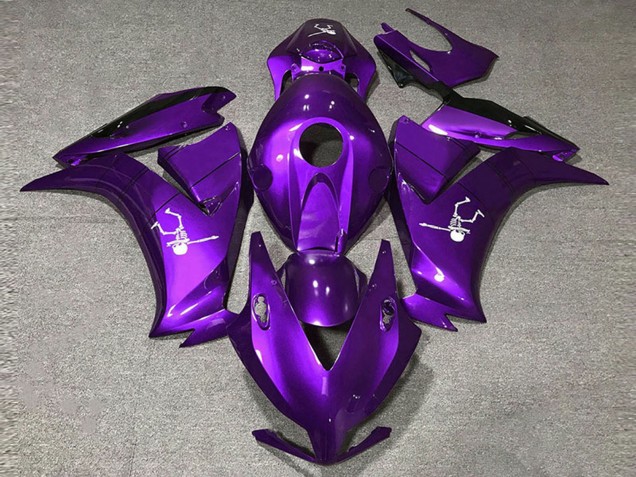 2012-2016 Honda CBR1000RR Motorcycle Fairings - Deep Purple Glossy Black Canada for Sale