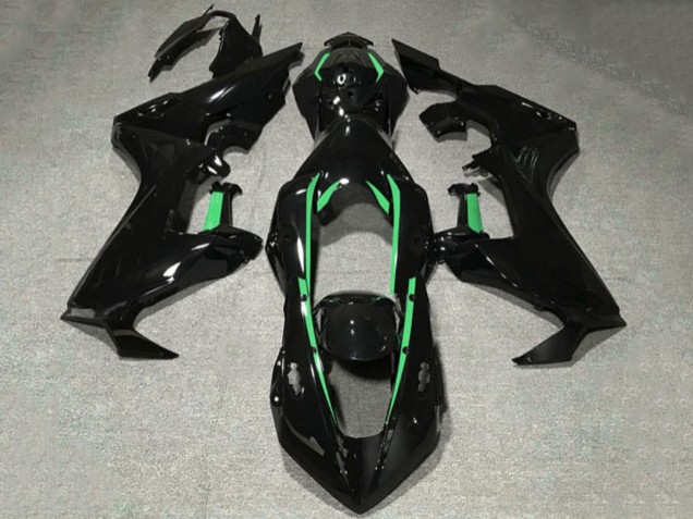 2017-2023 Honda CBR1000RR Motorcycle Fairings - Glossy Black Forest Green Lining Canada for Sale