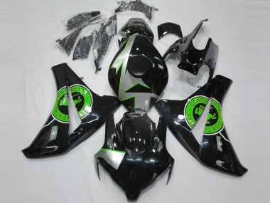 2008-2011 Honda CBR1000RR Motorcycle Fairings - Silver Green Glossy Black Canada for Sale
