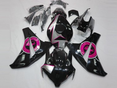 2008-2011 Honda CBR1000RR Motorcycle Fairings - Silver Pink Glossy Black Canada for Sale