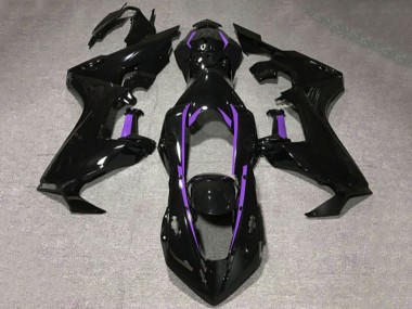 2017-2023 Honda CBR1000RR Motorcycle Fairings - Glossy Black Purple Lining Canada for Sale