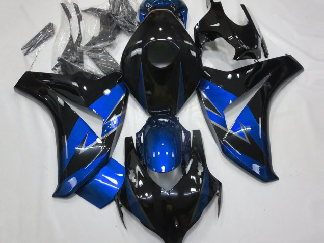 2008-2011 Honda CBR1000RR Motorcycle Fairings - Blue Glossy Black Canada for Sale