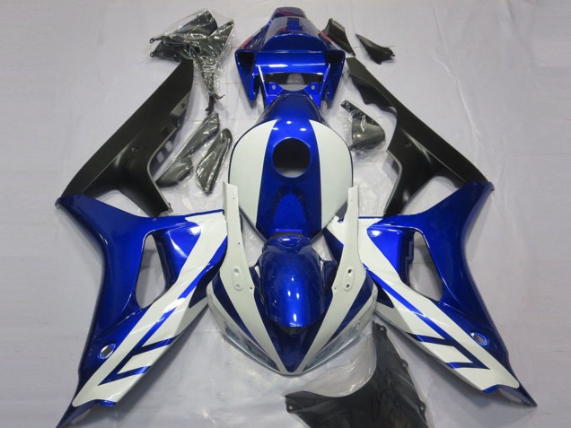 2006-2007 Honda CBR1000RR Motorcycle Fairing - Blue White Matte Black Canada for Sale