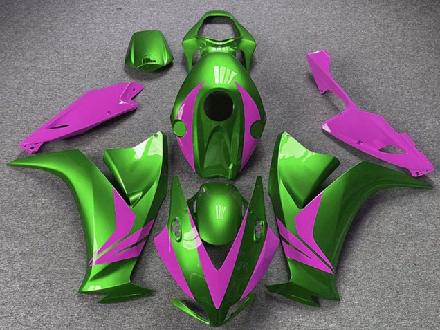2012-2016 Honda CBR1000RR Motorcycle Fairings - Green Pink Canada for Sale